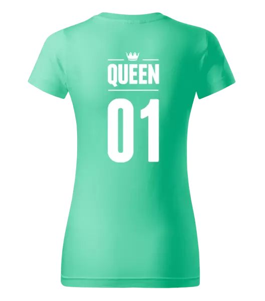 Dámské tričko Queen s vlastním číslem