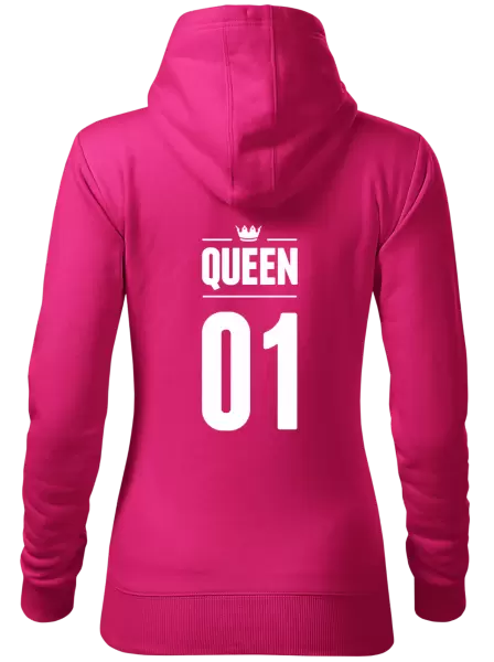 Dámská mikina Queen s vlastním číslem