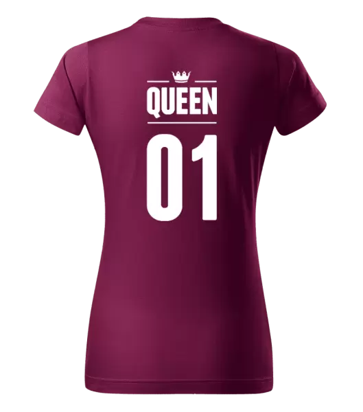 Dámské tričko Queen s vlastním číslem