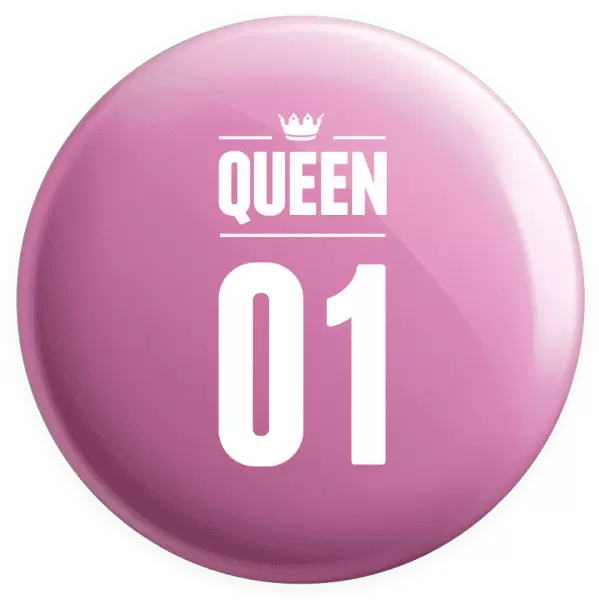 Placka Queen s vlastním číslem