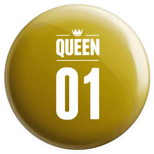 Placka Queen s vlastním číslem