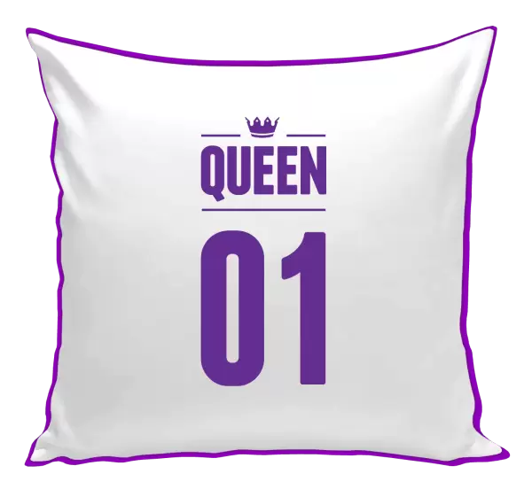 Polštář Queen s vlastním číslem