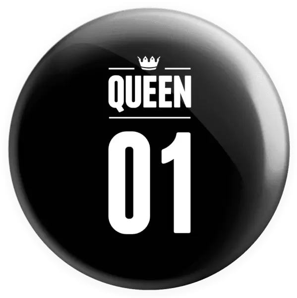 Placka Queen s vlastním číslem