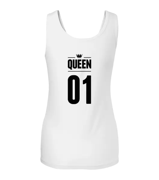 Dámské tílko Queen s vlastním číslem
