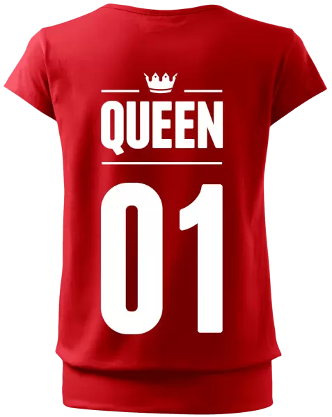 Dámské tričko Queen s vlastním číslem