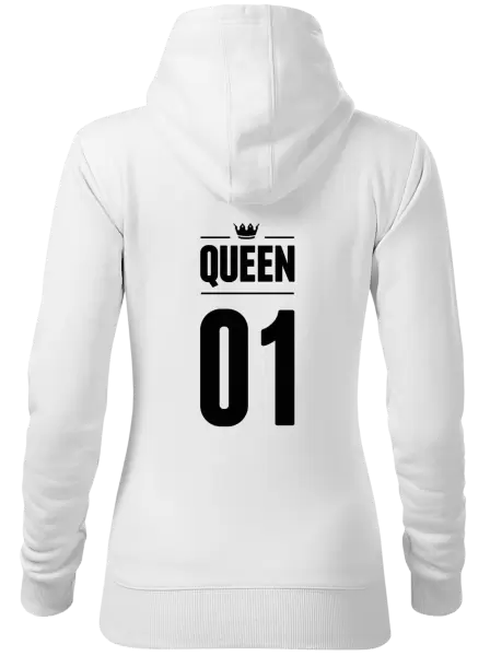 Dámská mikina Queen s vlastním číslem