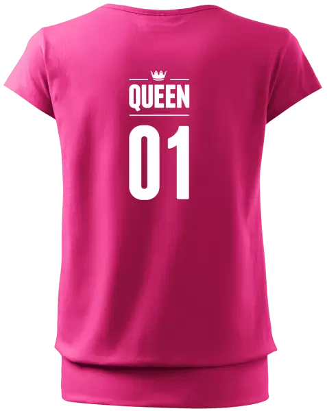 Dámské tričko Queen s vlastním číslem
