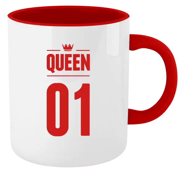 Hrnek Queen s vlastním číslem