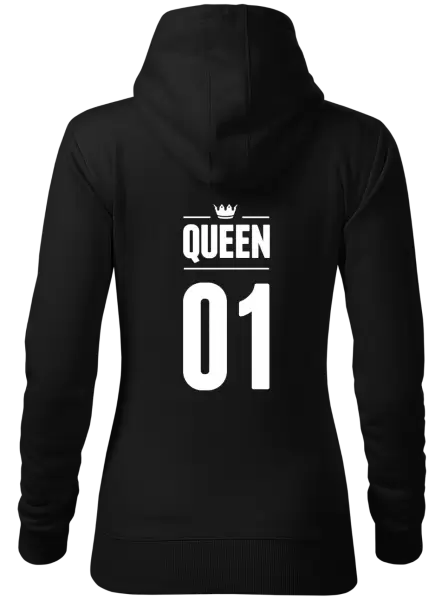 Dámská mikina Queen s vlastním číslem