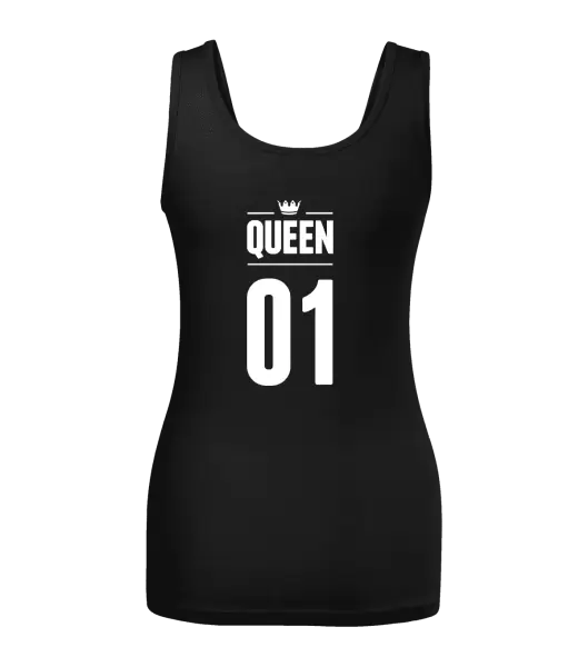 Dámské tílko Queen s vlastním číslem