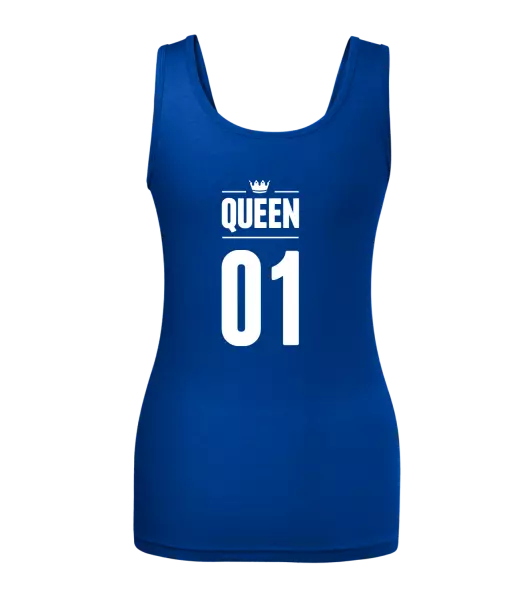 Dámské tílko Queen s vlastním číslem