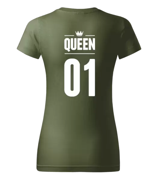 Dámské tričko Queen s vlastním číslem