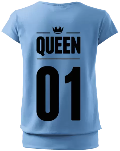 Dámské tričko Queen s vlastním číslem