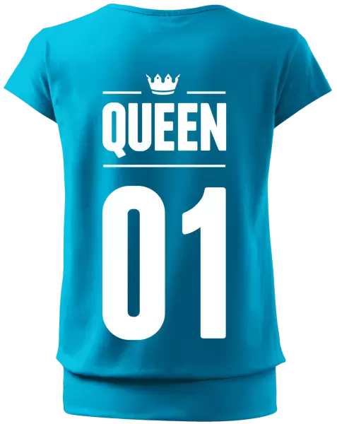 Dámské tričko Queen s vlastním číslem