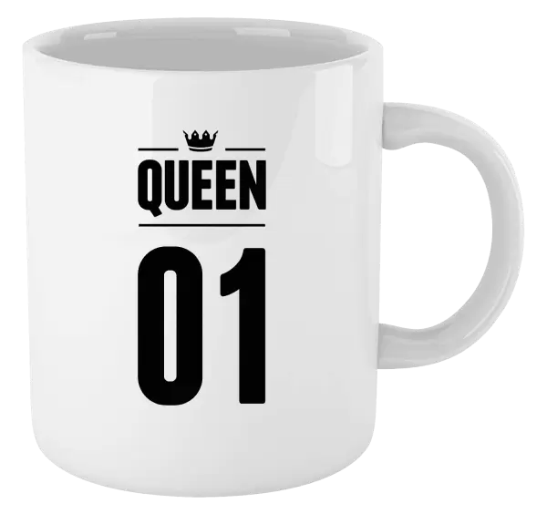 Hrnek Queen s vlastním číslem