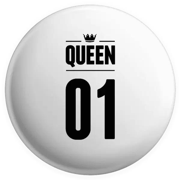 Placka Queen s vlastním číslem