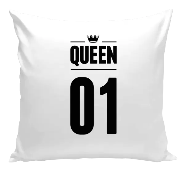 Polštář Queen s vlastním číslem