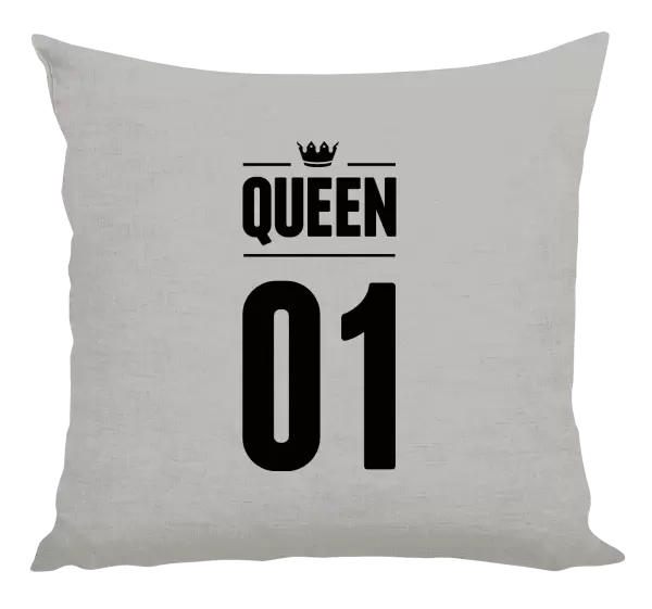 Polštář Queen s vlastním číslem
