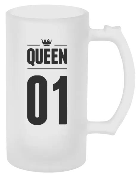 Půllitr Queen s vlastním číslem