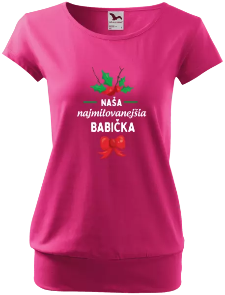 Dámske tričko Najmilovanejšia babička