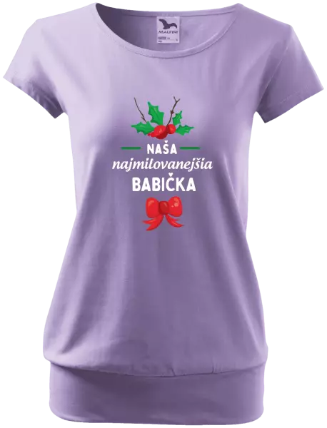 Dámske tričko Najmilovanejšia babička