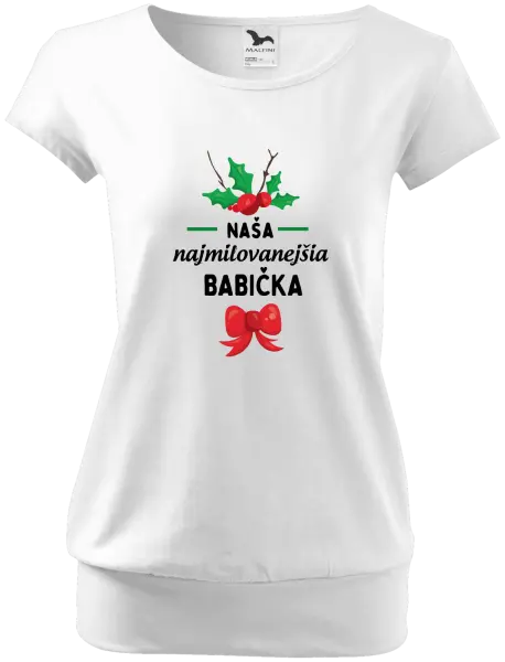 Dámske tričko Najmilovanejšia babička