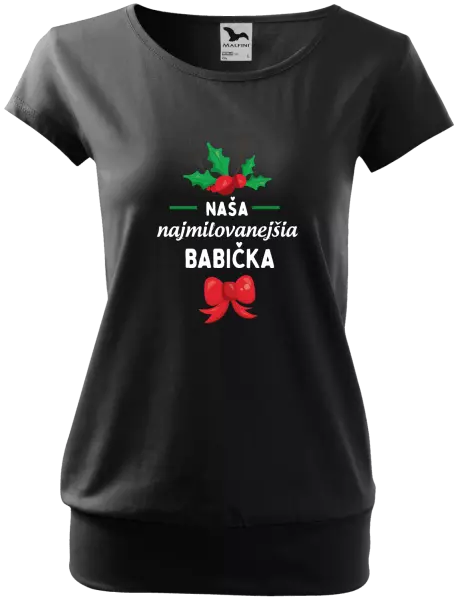 Dámske tričko Najmilovanejšia babička