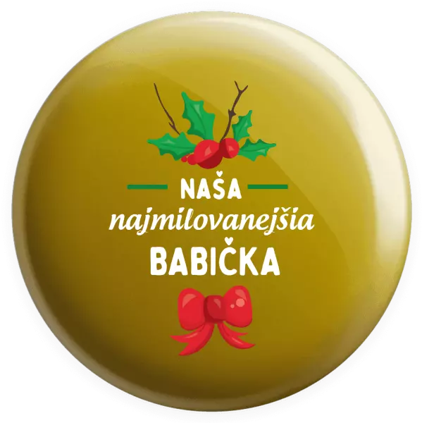 Placka Najmilovanejšia babička