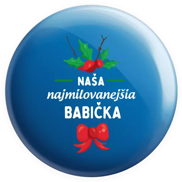 Placka Najmilovanejšia babička