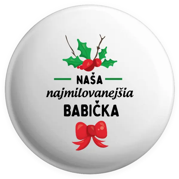 Placka Najmilovanejšia babička