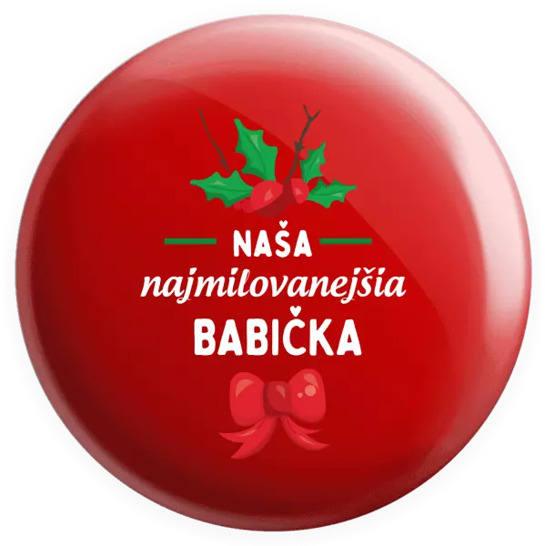 Placka Najmilovanejšia babička