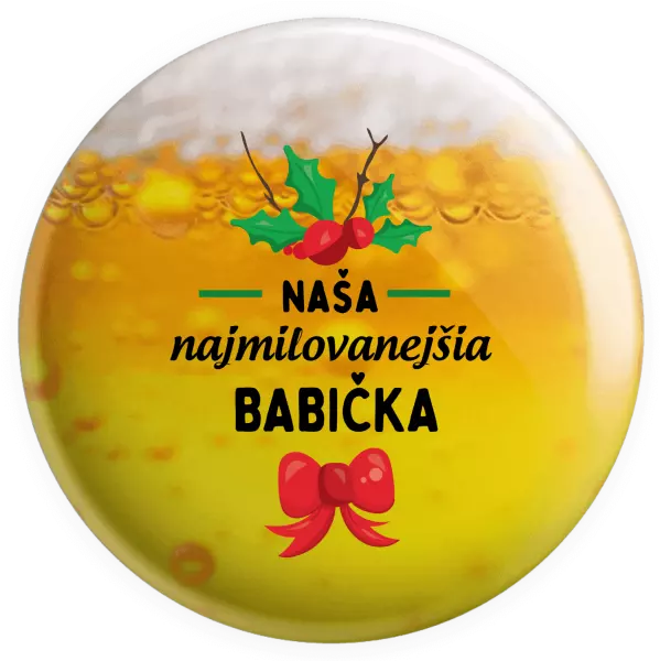 Placka Najmilovanejšia babička