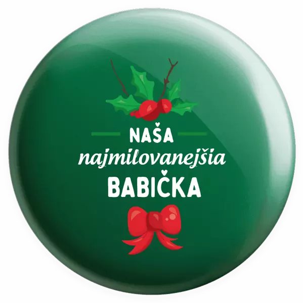 Placka Najmilovanejšia babička