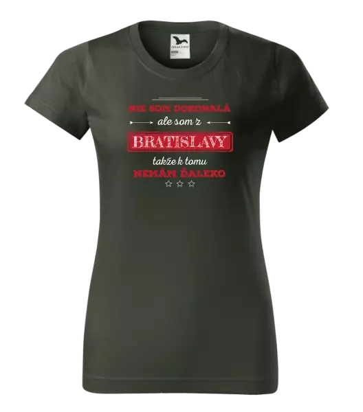 Dámske tričko Nie som dokonalá, ale som z... 