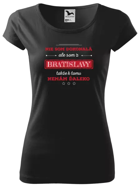 Dámske tričko Nie som dokonalá, ale som z... 