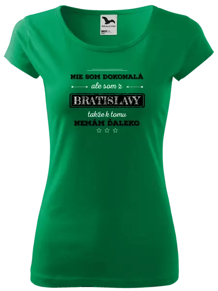Dámske tričko Nie som dokonalá, ale som z... 