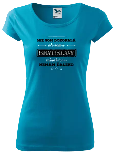 Dámske tričko Nie som dokonalá, ale som z... 