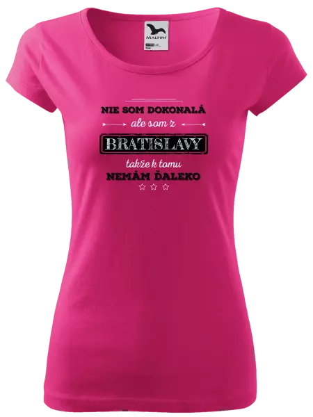 Dámske tričko Nie som dokonalá, ale som z... 