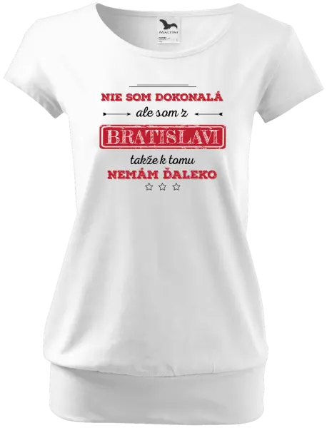 Dámske tričko Nie som dokonalá, ale som z... 