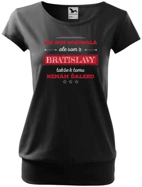 Dámske tričko Nie som dokonalá, ale som z... 