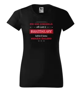 Dámske tričko Nie som dokonalá, ale som z... 