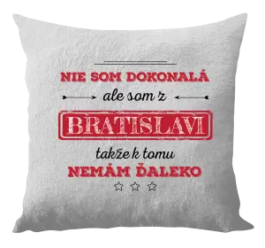 Vankúš Nie som dokonalá, ale som z... 