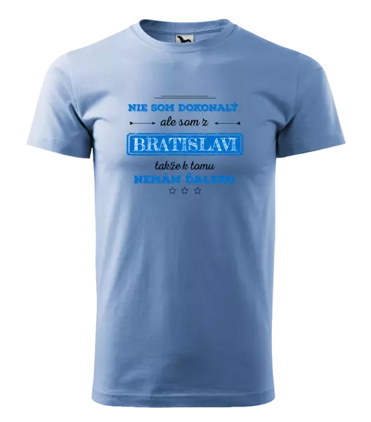 Pánske tričko Nie som dokonalý, ale som z ...