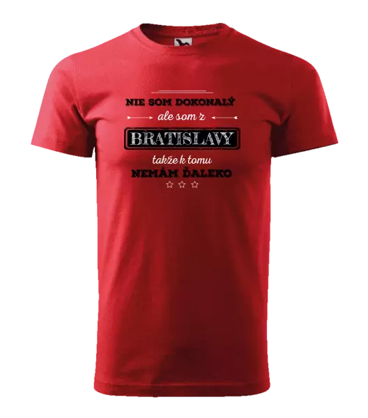 Pánske tričko Nie som dokonalý, ale som z ...