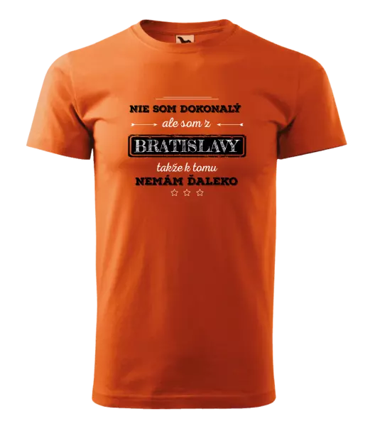 Pánske tričko Nie som dokonalý, ale som z ...