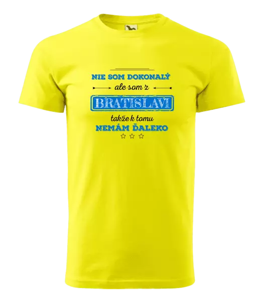 Pánske tričko Nie som dokonalý, ale som z ...