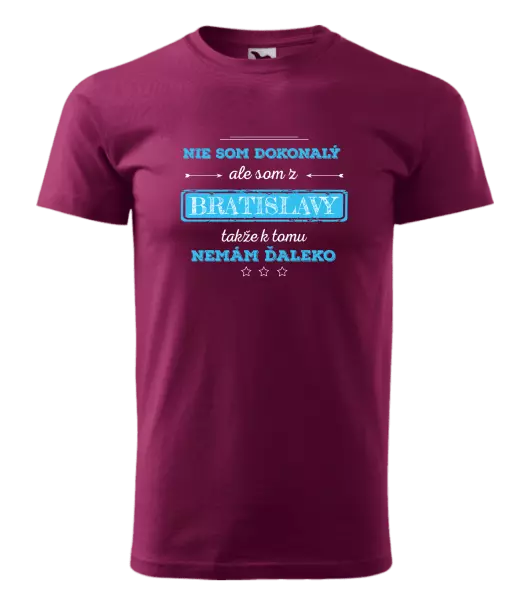 Pánske tričko Nie som dokonalý, ale som z ...