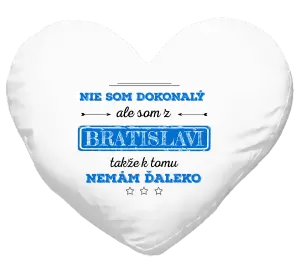 Vankúš Nie som dokonalý, ale som z ...