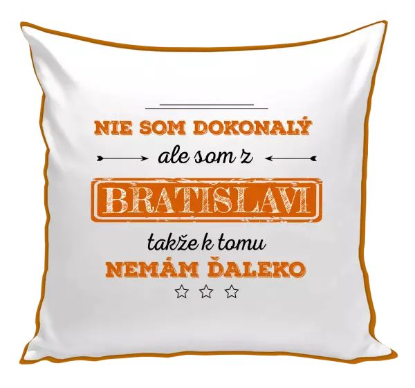 Vankúš Nie som dokonalý, ale som z ...
