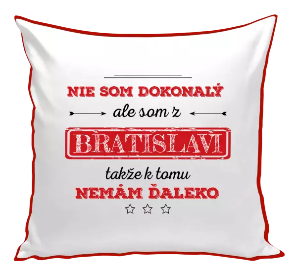 Vankúš Nie som dokonalý, ale som z ...